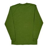 Carhartt Long Sleeve T-Shirt - Small Green Cotton