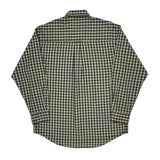 Chaps Ralph Lauren Checked Shirt - Large Green Cotton Blend