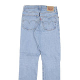 LEVI'S 501 Womens Jeans Blue Regular Straight Denim Stone Wash W24 L26