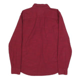 HOLLISTER Mens Red Slim Fit Shirt S Button-Down Collar Cotton Blend