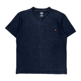 Dickies T-Shirt - Large Navy Cotton