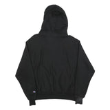 CHAMPION REVERSE WEAVE Mens Black Boston Pullover Hoodie L Cotton Blend