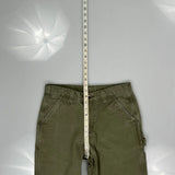 Carhartt Carpenter Trousers - 30W 32L Green Cotton
