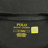 Polo By Ralph Lauren Graphic T-Shirt - Medium Black Cotton