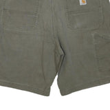 CARHARTT Mens Shorts Green Casual L W38 Relaxed Fit Workwear Cotton Blend