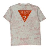 Guess Tie-Dye T-Shirt - Small White Cotton