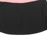 FILA Womens Black & Pink Tennis Mini Skort Polyester Jersey Size L Drawstring