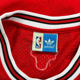 Chicago Bulls Adidas #91 Rodman Jersey - XL Red Polyester