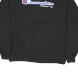 CHAMPION Mens Black Santa Cruz Crew Neck XL Cotton Blend Pullover Sweatshirt