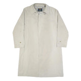 BUGATTI Mens Beige Button Jacket L Polyester Blend Classic Lightweight Coat