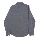 ARMANI EXCHANGE Mens Blue Shirt S Cotton Long Sleeve Casual Stylish