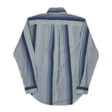 Ralph Lauren Striped Shirt - Small Blue Cotton