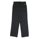 DICKIES Mens Polyester Blend Black Classic Straight Trousers W31 L31 Workwear