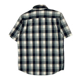 Vintage Carhartt Checked Short Sleeve Shirt - Medium White Cotton