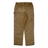 Made In USA Carhartt Double Knee Carpenter Pants - 31W 30L Brown Cotton