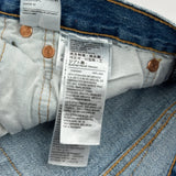 Levis 501 Jeans - 32W 30L Light Wash Cotton