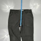 Carhartt Carpenter Trousers - 36W 34L Grey Cotton