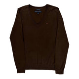 Tommy Hilfiger Sweater - Medium Brown Cotton Blend