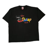 Walt Disney World Mickey Inc Graphic T-Shirt - 2XL Black Cotton