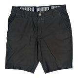 Puma Sport Shorts - Medium Black Cotton