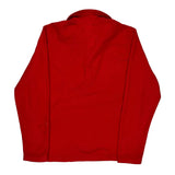 The North Face Fleece - Large Red Polyester