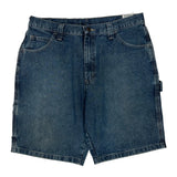 Wrangler Carpenter Shorts - 36W 10L Blue Denim