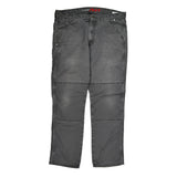 Dickies Double Knee Cargo Pants - 37W 32L Gray Cotton Blend