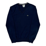 Lacoste Sweater - Large Navy Cotton