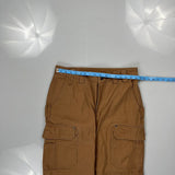 Unbranded Cargo Trousers - 33W 29L Brown Cotton