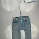 501 Levis Jeans - 32W 30L Light Wash Cotton