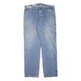 DICKIES Mens Jeans Blue Regular Straight Denim Medium W40 L34 Workwear