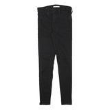 LEVI'S Womens Black Slim Skinny Denim Dark Zip W26 L29 Stretch Cotton Blend
