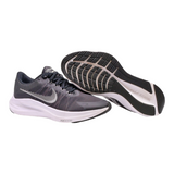 NIKE Zoom Winflo 8 Sneaker Trainers Black Synthetic Womens UK 8.5