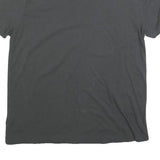 POLO RALPH LAUREN Mens Grey V-Neck Cotton Blend T-Shirt M Classic Short Sleeve