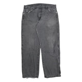 DICKIES Mens Regular Fit Grey Denim Jeans W38 L32 Casual Cotton Blend Zip