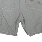 CARHARTT Mens Shorts Grey Casual Cotton Blend L W36 Workwear Pockets