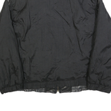 HOT SPICES Womens Black Reversible Zip Jacket L Polyester Blend Plain