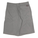 DICKIES Mens Shorts Grey Casual M W32 Cotton Workwear Utility Pocket Style