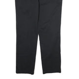 TOMMY HILFIGER Mens Cotton Black Regular Straight Trousers W36 L32 Classic Fit