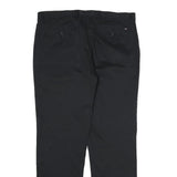 TOMMY HILFIGER Mens Cotton Black Regular Straight Trousers W36 L32 Classic Fit