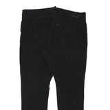 LEVI'S Womens Black Slim Skinny Denim Cotton Blend Jeans W38 L30 Stretch