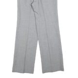 DRESS Mens Grey Regular Straight Dress Trousers W30 L30 Formal Workwear