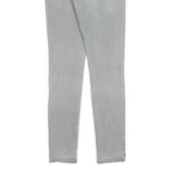 LEVI'S Womens Jeans Light Blue Slim Skinny Denim W26 L29 Zip Cotton Blend