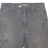 CARHARTT Mens Shorts Grey Casual M W32 Workwear Utility Relaxed Fit