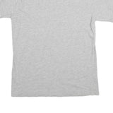 GENUINE MERCHANDISE Mens Grey & Red Graphic T-Shirt M Crew Neck Short Sleeve