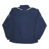 ERIMA Mens Blue & Navy Track Jacket XL Polyester Plain Zip Sports Training