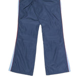 AOLES Womens Polyester Blend Navy Blue Regular Fit Straight Trousers W28 L30