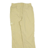 MAMMUT Womens Polyester Blend Regular Beige Cargo Trousers W28 L30 Outdoor Zip