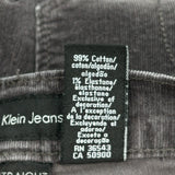 Calvin Klein Jeans Cord Trousers - 30″ Waist Black Cotton