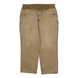 Carhartt Carpenter Trousers - 35W 30L Beige Cotton